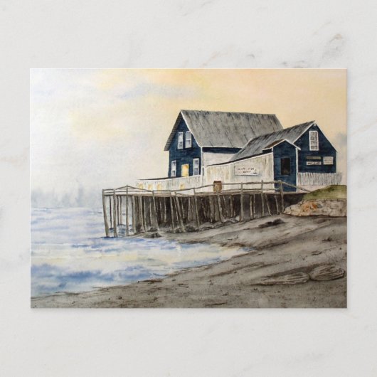 Durch die Nebelpostkarte Postkarte (Vorderseite)