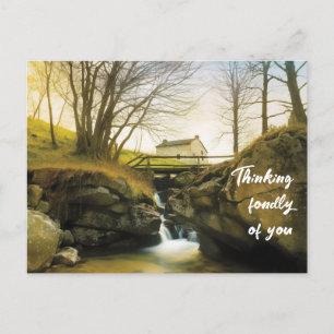 Durch die Rückseite strömen 40 Postkarte