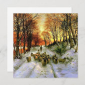 Durch die ruhige und frostige Luft, schöne Kunst (Vorne/Hinten)