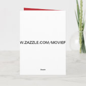 DURCH DIE SCHNEEKARTE TRETEN FEIERTAGSKARTE (Rückseite)