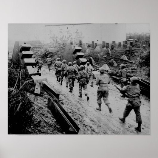 Durch die Siegfried-Linie Poster (Vorne)