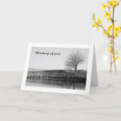 Durch die Teich-Gruß-Karte Karte (Gelbe Blume)