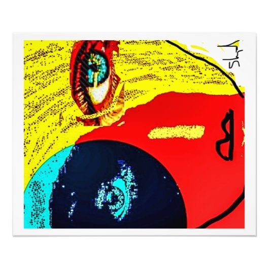 Durch die Welt Fotodruck (Vorne)