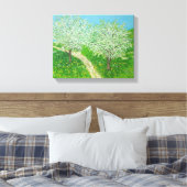 Durch die Wiese - von der ursprünglichen Wasserfar Leinwanddruck (Insitu (Schlafzimmer))