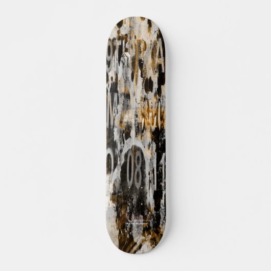 Durch die Zahlen Skateboard (Vorne)