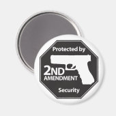 Durch die zweite Änderung geschützt Magnet (Vorderseite/Rückseite)