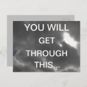 DURCH DIESE ermutigenden Worte Postkarte (Vorne/Hinten)