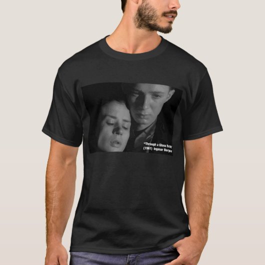 "Durch ein Glas dunkel" - Bergman Vectorized T-Shirt (Vorderseite)