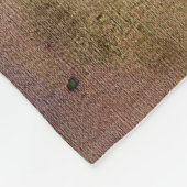 Durch ein Glas dunkel Fleecedecke (Ecke)