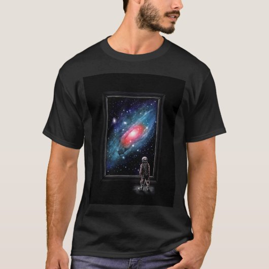 Durch ein Meisterwerk blicken T-Shirt (Vorderseite)