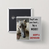 durch eine NASE! Button (Vorne & Hinten)