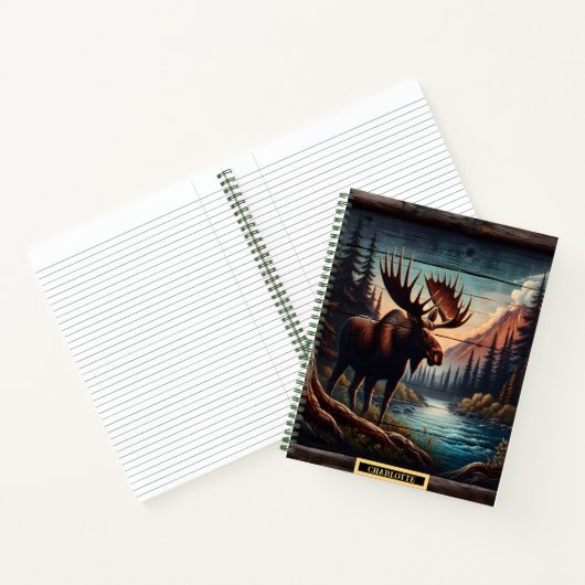 Durch einen friedlichen Gebirgsbach getrennt Notizblock (Innenseite)