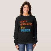 Durch einen Malinois Belgischen Malinois leicht ab Sweatshirt (Vorne ganz)