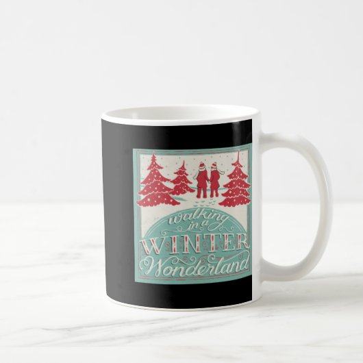 Durch einen Winterwunderland schlendern Kaffeetasse (Rechts)