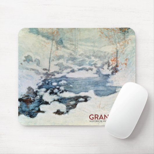 Durch Eis behinderte Mausunterlage Mousepad (Mit Mouse)