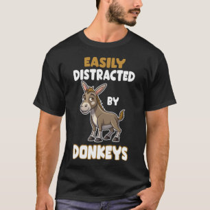 Durch Esel leicht abgelenktes T-Shirt