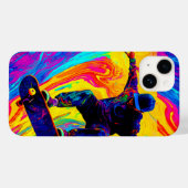 Durch Farben Skateboarden Case-Mate iPhone Hülle (Rückseite (Horizontal))