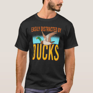 Durch fliegende Enten beim Entenjagen leicht ablen T-Shirt