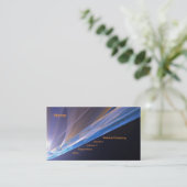 Durch Glas Visitenkarte (Stehend Vorderseite)