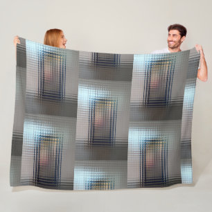 Durch Glastüren Fleecedecke