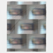 Durch Glastüren Fleecedecke (Vorderseite)