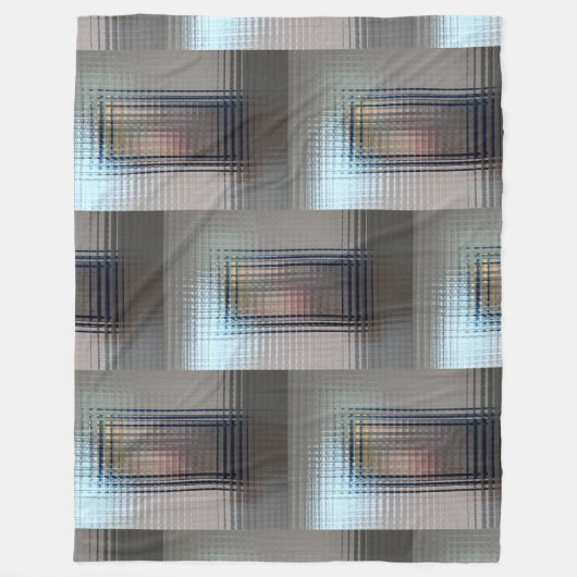 Durch Glastüren Fleecedecke (Vorderseite)