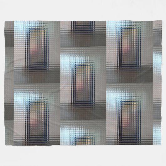 Durch Glastüren Fleecedecke (Vorderseite (Horizontal))