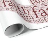 durch Glauben entworfen Geschenkpapier (Rolleneckpunkt)