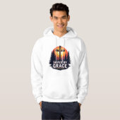 Durch Gnade durch den Glauben gerettet, Christlich Hoodie (Vorne ganz)