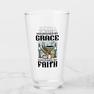 Durch Gnade genährt, durch Glauben getragen Design Glas