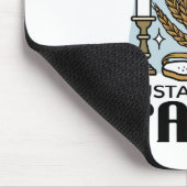 Durch Gnade genährt, durch Glauben getragen Design Mousepad (Ecke)