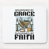 Durch Gnade genährt, durch Glauben getragen Design Mousepad (Vorne)
