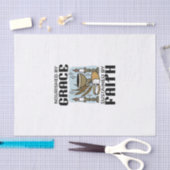 Durch Gnade genährt, durch Glauben getragen Design Seidenpapier (Handwerk)