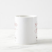 Durch Gnade Gerettet, Nicht Durch Werke Minimalist Kaffeetasse (Mittel)
