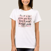 durch Gnade gerettet T-Shirt (Vorderseite)