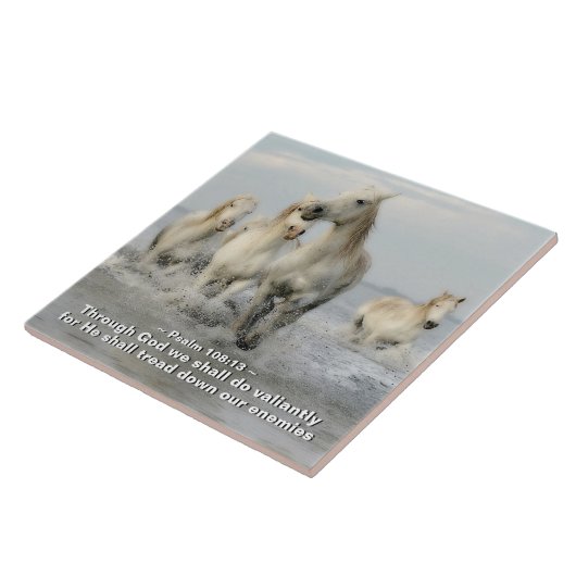 Durch Gott werden wir Valitly Psalm 108:13 tun Fliese (Seite)