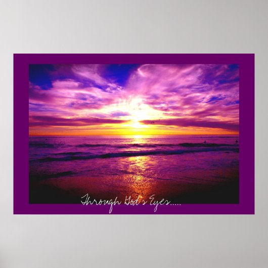 Durch Gottes Augen Poster (Vorne)