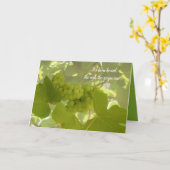 durch Grapevine gehört, Glückwünsche, grün Karte (Gelbe Blume)