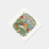 Durch grundlegende Anständigkeit radikalisierte äs Serviette (Ecke)