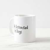 Durch Hunde leicht abgelenkt Kaffeetasse (Vorderseite Links)
