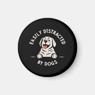 Durch Hunde leicht ablenkbar Magnet