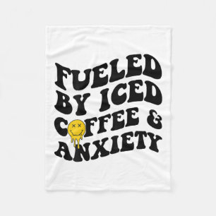 Durch Iccied Coffee und Angst psychische Gesundhei Fleecedecke