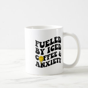 Durch Iccied Coffee und Angst psychische Gesundhei Kaffeetasse