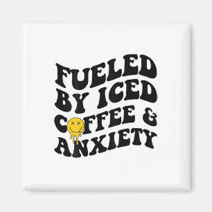 Durch Iccied Coffee und Angst psychische Gesundhei Magnet