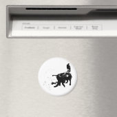 Durch ihre Bewegung festgehalten Magnet (In Situ (Geschirrspüler))