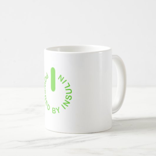 Durch Insulin-Diabetes-Tasse angetrieben Kaffeetasse (VorderseiteRechts)