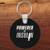 Durch Insulin-Redewendungen angetriebene Diabetike Schlüsselanhänger (Vorderseite)