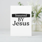Durch Jesus Christlich Ermutigung Versicherte Karte (Stehend Vorderseite)