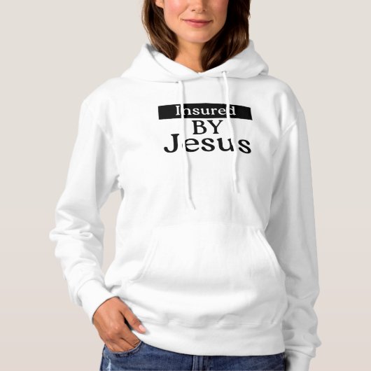 Durch Jesus Christus geistig gestärkt Hoodie (Vorderseite)