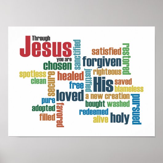 Durch Jesus... Poster (Vorne)